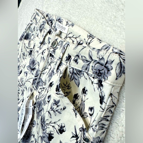 Workshop Republic Clothing Floral Denim Shorts size small NWT - Picture 5 of 10